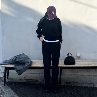 Simple round knit