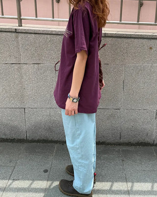 Cotton Curved Pants