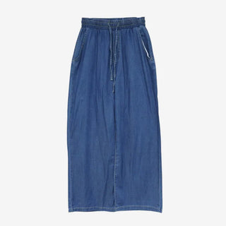 [2 colors] Koichi Tero Tero Denim Banding Pants