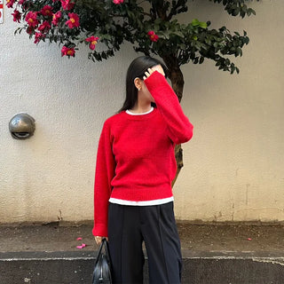 Simple round knit