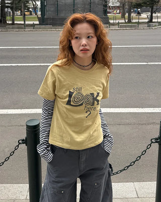 LOOK Printing Short-Sleeve Shirt