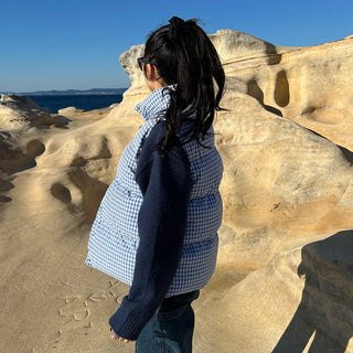 Drop Shoulder Oversized Round Knit