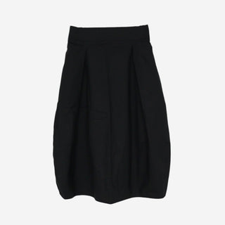 [3 colors] Petite check pintuck long skirt