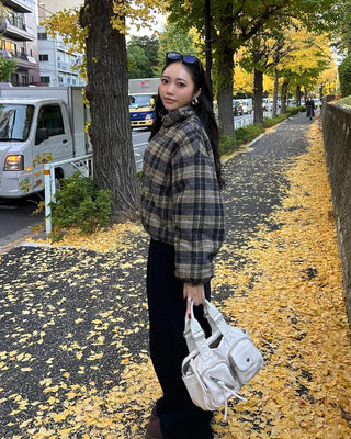 Reversible Stitch Check Jumper