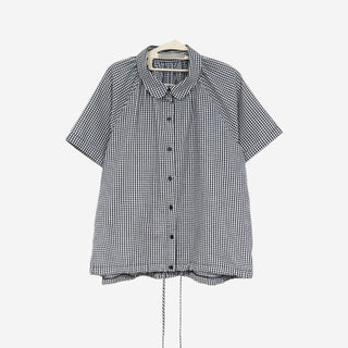 [3 colors] Check shirt blouse