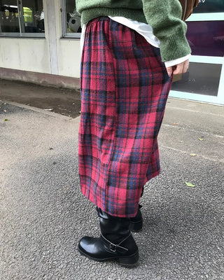 Buckle Shirring Mid-Calf Boots