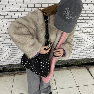 Polka Dot Shoulder Bag