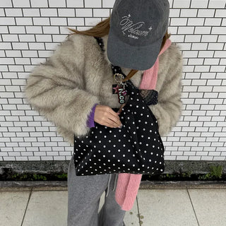Polka Dot Shoulder Bag