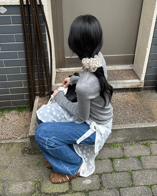 Sheer Dot Scrunchie