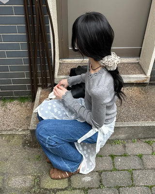 Sheer Dot Scrunchie