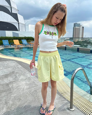 Nylon Easy Cargo Shorts