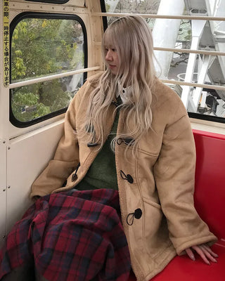 Duffle Boa Shearling Coat