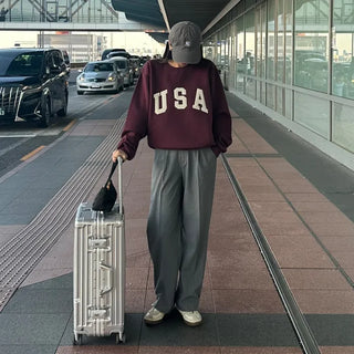 USA Fleece-Lined Sweatshirt