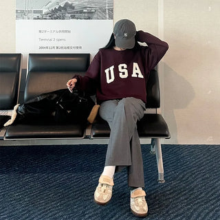 USA Fleece-Lined Sweatshirt