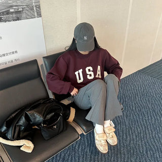 USA Fleece-Lined Sweatshirt