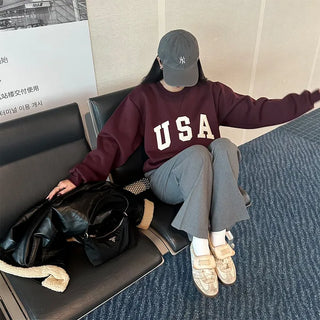 USA Fleece-Lined Sweatshirt