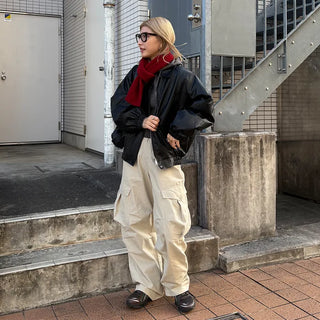 Vintage wide cargo pants