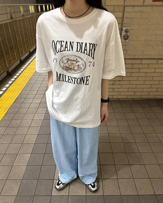 Ocean Overfit Short-Sleeve T-Shirt