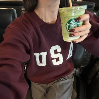 USA Fleece-Lined Sweatshirt
