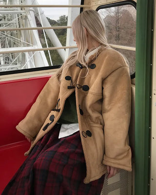 Duffle Boa Shearling Coat