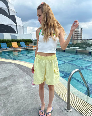 Nylon Easy Cargo Shorts
