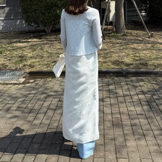Mini floral pattern long sleeveless dress