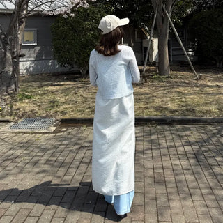 Mini floral pattern long sleeveless dress