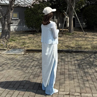 Mini floral pattern long sleeveless dress