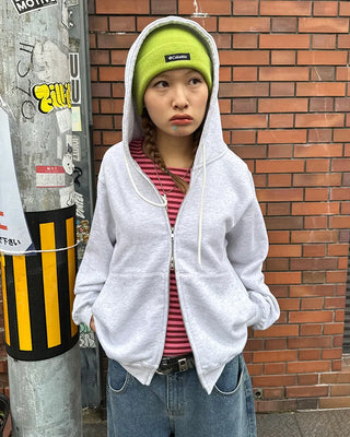(ORIGINAL) Oversized Double Zip Hoodie (Fleece Lined)