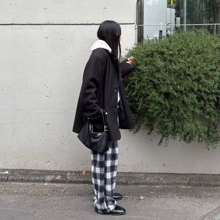 2-Way Flannel Check Pants