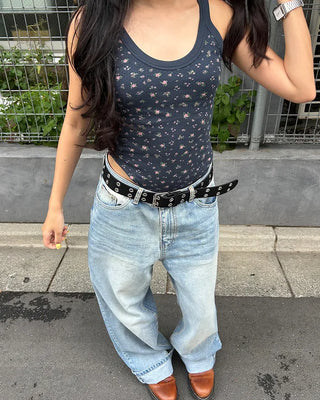 (Unisex) Unique Double Hip Pocket Jeans