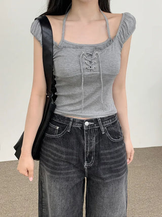 Shirred Layered T-Shirt