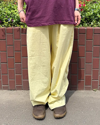 Nylon pants with string waist