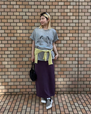 Double Horse Print Half T-Shirt