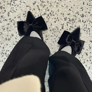 Big Ribbon Flat Shoes