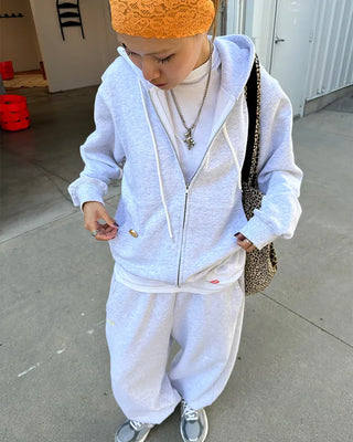 (ORIGINAL) Oversized Double Zip Hoodie (Fleece Lined)