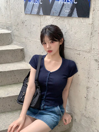 Pocket buckle shoulder bag (3 colors)
