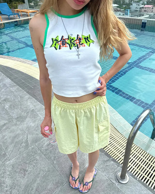 Nylon Easy Cargo Shorts