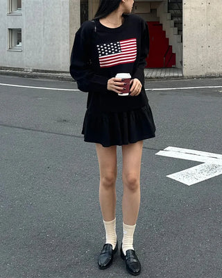 Mini tiered skirt