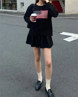 Mini tiered skirt