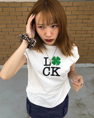 (ORIGINAL) Lucky Glow Clover T-Shirt