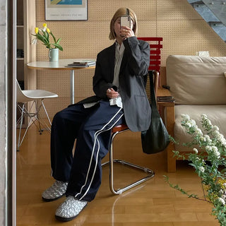 Spring Nylon Bicolor Pants