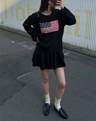 Mini tiered skirt