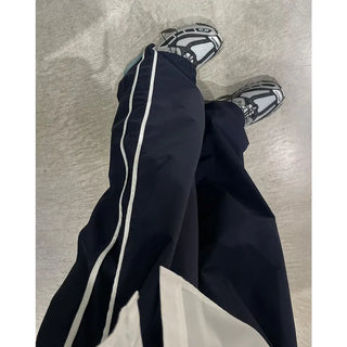 Spring Nylon Bicolor Pants