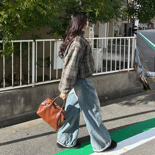 Reversible Stitch Check Jumper