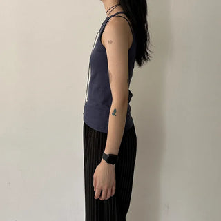 Halter neck sleeveless