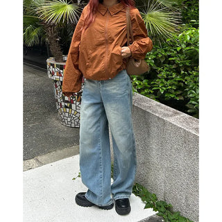 Colored windbreaker jacket