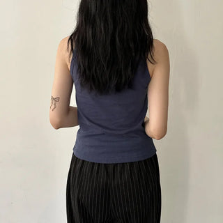 Halter neck sleeveless