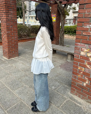 See-through camisole shirred dress