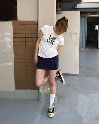 (ORIGINAL) Lucky Glow Clover T-Shirt